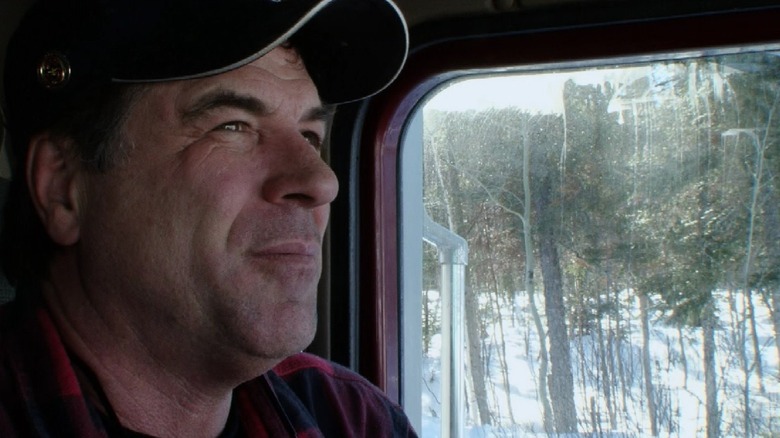 Darell Ward in a truck