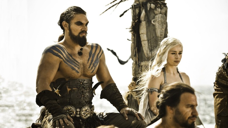 Drogo and Daenerys at wedding