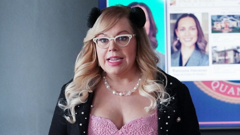 Kirsten Vangsness looking surprised