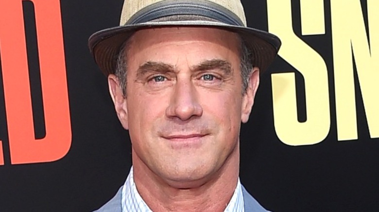 Christopher Meloni smiling at event