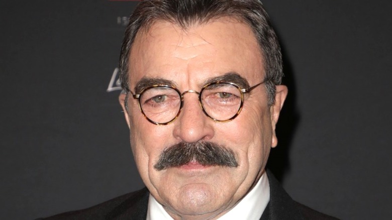 Tom Selleck in glasses