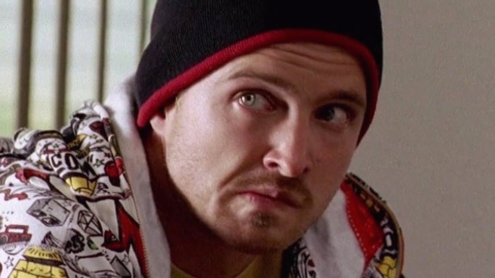 Jesse Pinkman wearing a hat