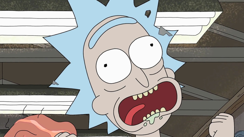 Rick Sanchez screaming