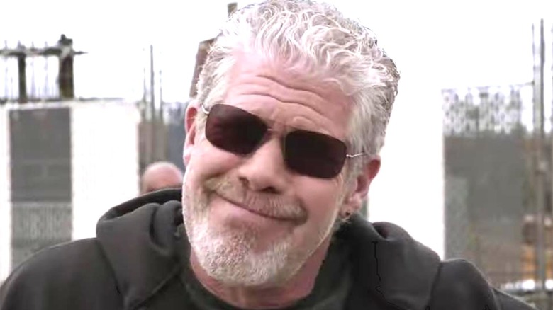 Ron Perlman smilng