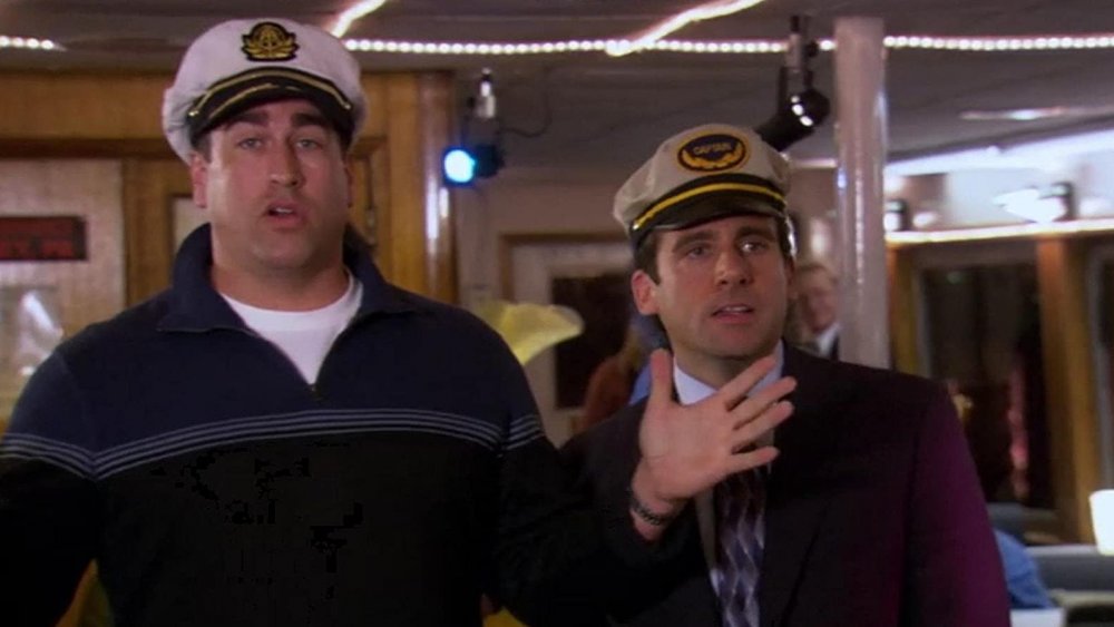 Rob Riggle and Steve Carell on The Office