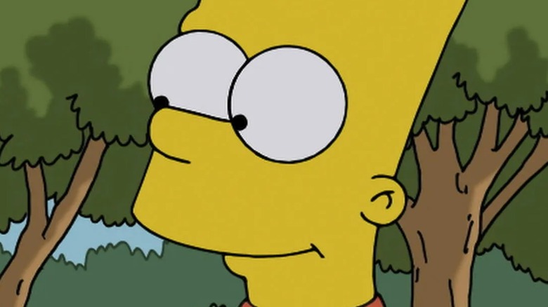 Bart Simpson smiling