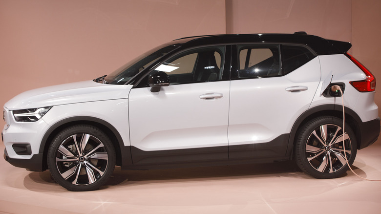 Volvo's XC40 Recharge plugged in