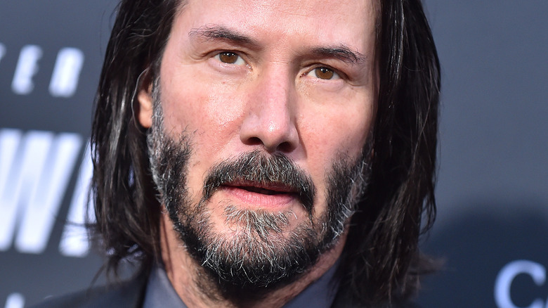 Keanu Reeves looking permanently cool