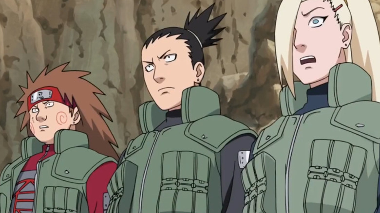 Team 10 facing Asuma