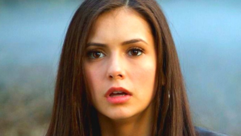 Elena looks shocked on The Vampire Diaries