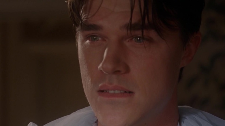 Finn Wittrock as Dandy, upset in Freak Show