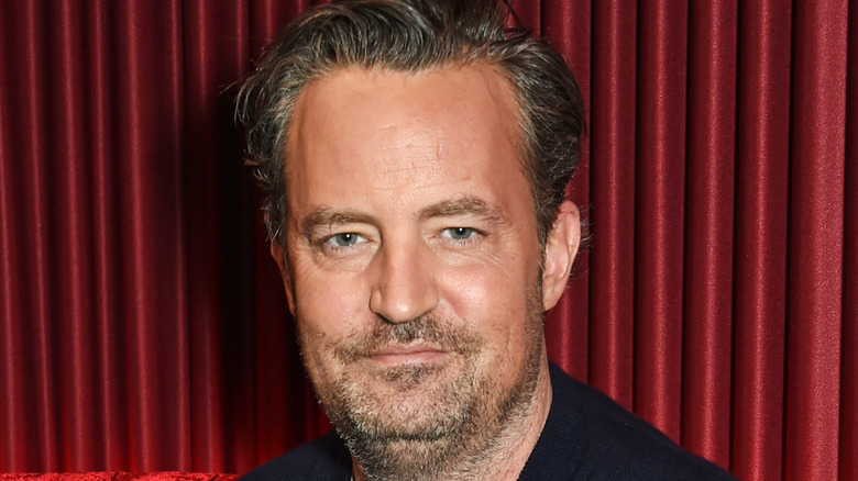 Matthew Perry smiling