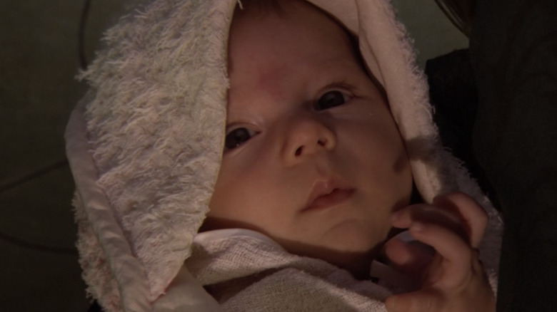 Baby Leia wrapped up