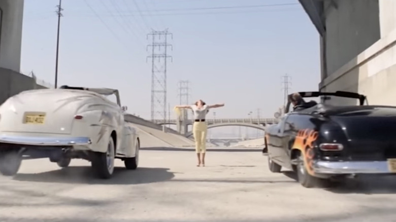 Thunder Road drag race in Grease