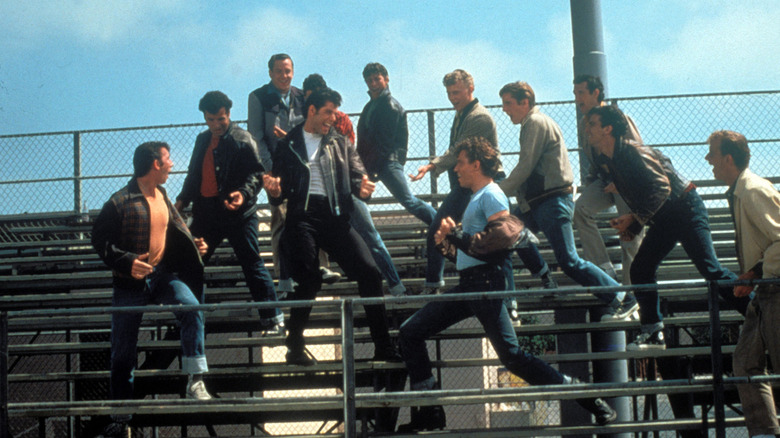 Summer Nights scene in Grease