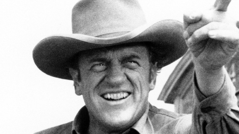 James Arness smiling