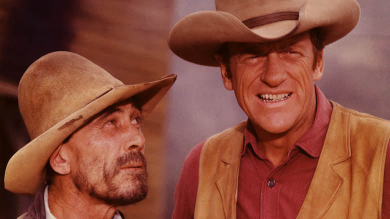 Deputy Festus Haggen and Marshal Matt Dillon in 