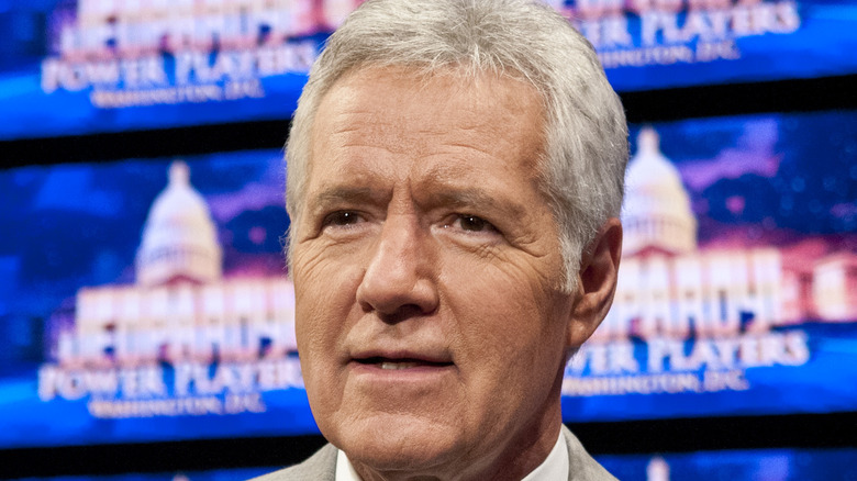 Alex Trebek speaking emotionally