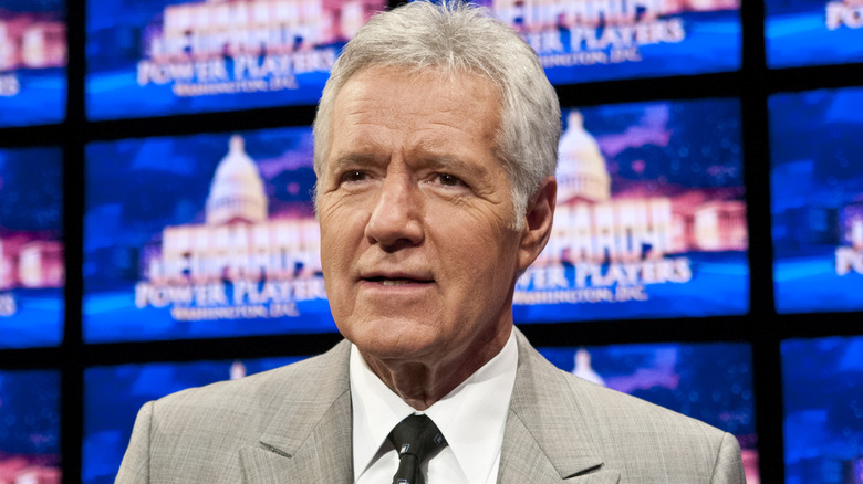 Alex Trebek speaking emotionally