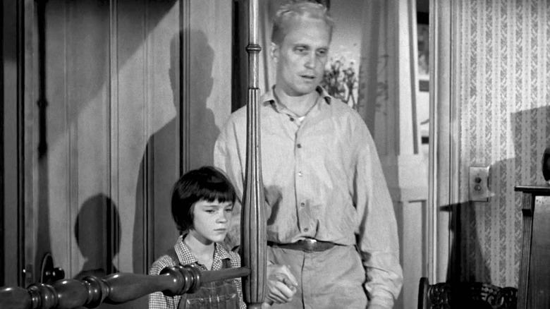 Scout and Boo in the Radley house