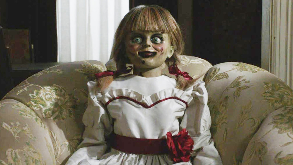 Annabelle doll sitting