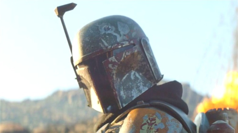 Boba Fett in closeup 