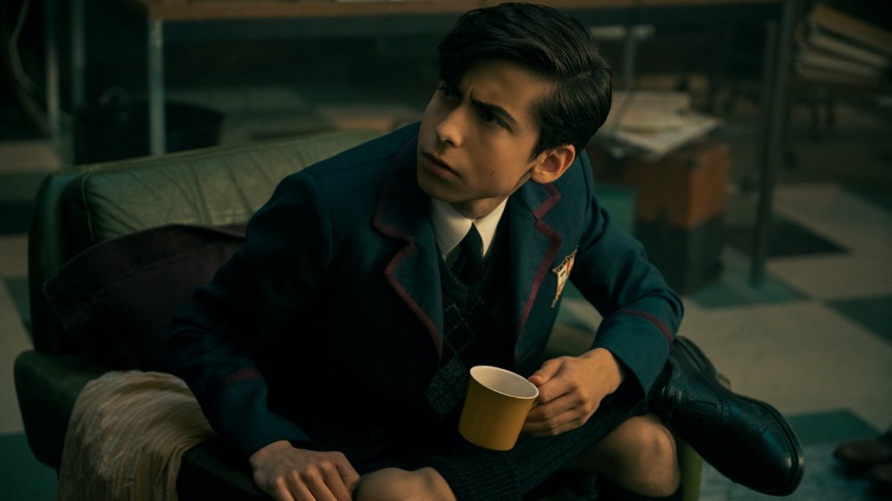 Aidan Gallagher as Number Five on The Umbrella Academy