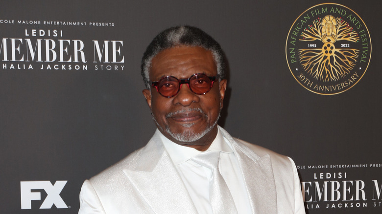 Keith David looking serious