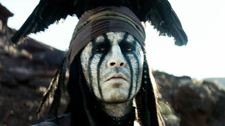 Johnny Depp in The Lone Ranger