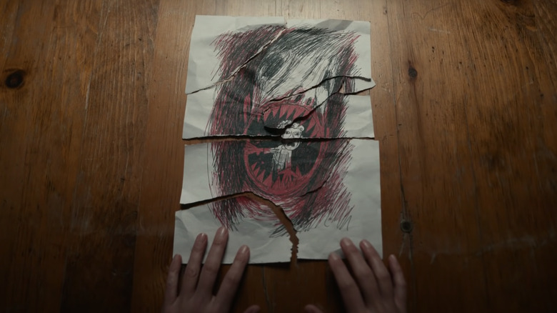Monster drawing in Antlers