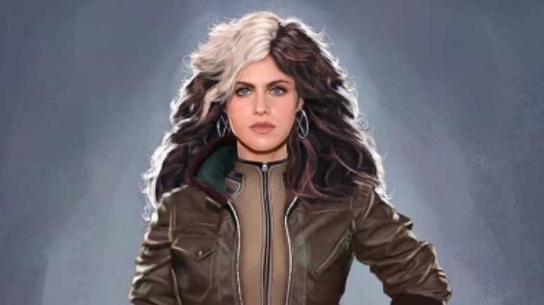 Alexandra Daddario as Rogue concept art