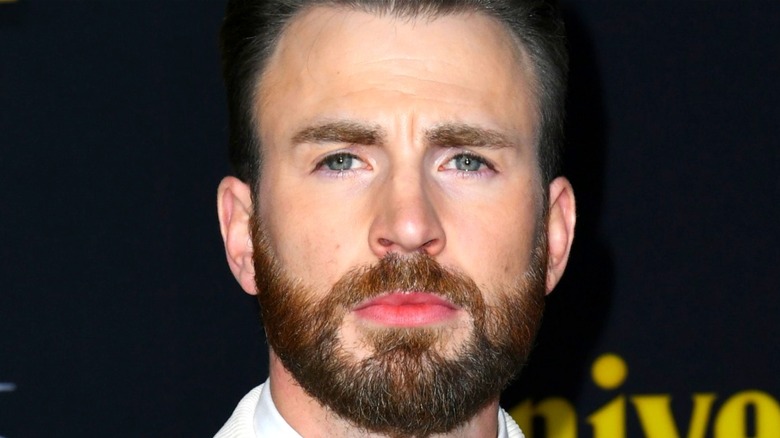 Chris Evans at Knives Out event