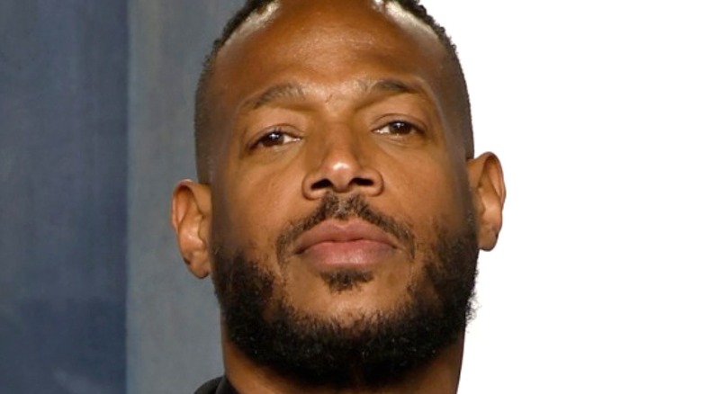 Marlon Wayans staring at the camera