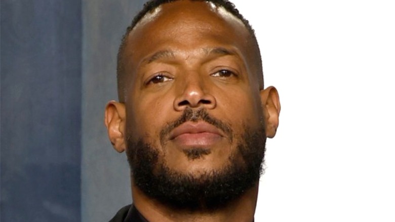 Marlon Wayans staring at the camera