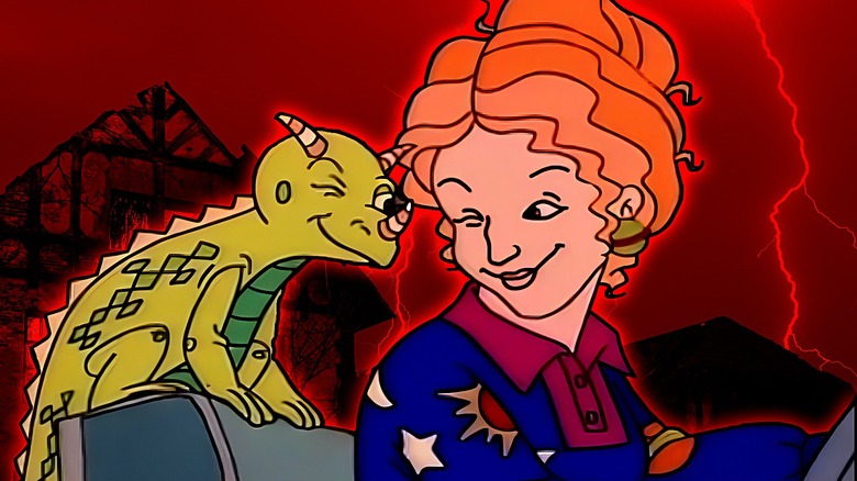 Miss Frizzle and Liz evil winks