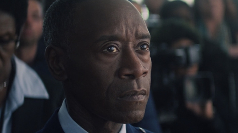 Don Cheadle Rhodey looking concerned