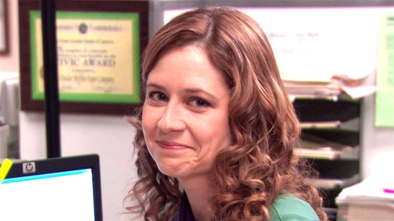 Pam Beesley smiling