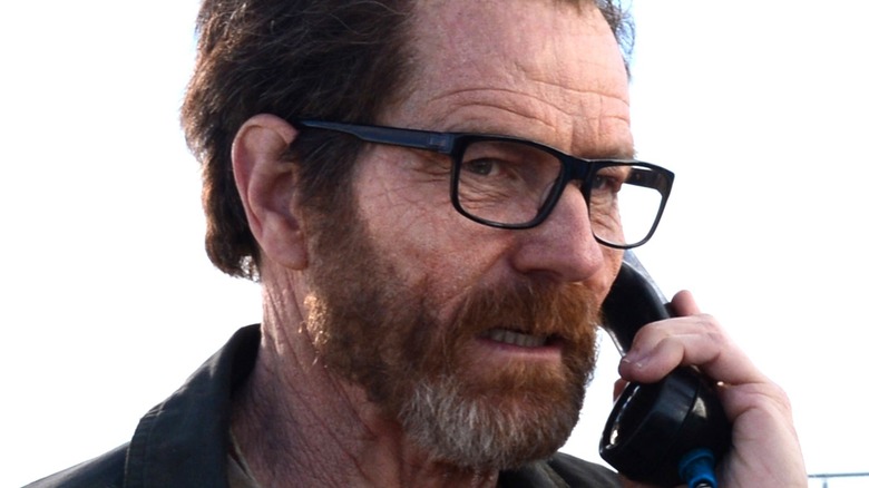 Walter White talking on phone