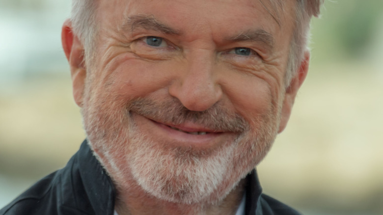 Sam Neill smiling