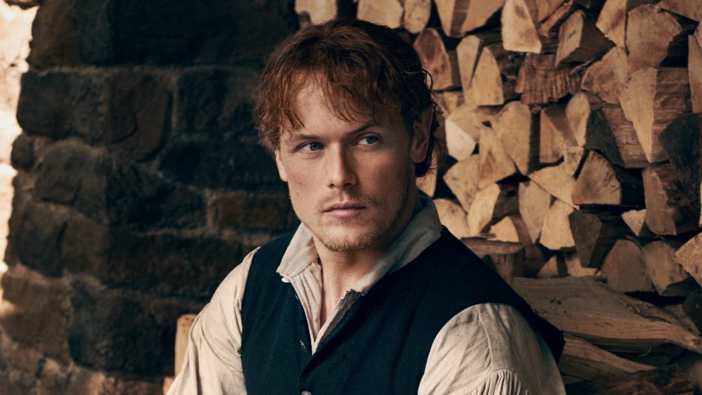 Sam Heughan as Jamie Fraser in Outlander Season 1