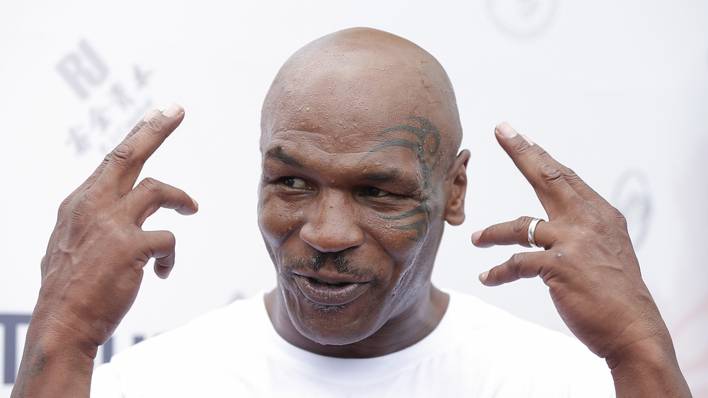 Mike Tyson amused