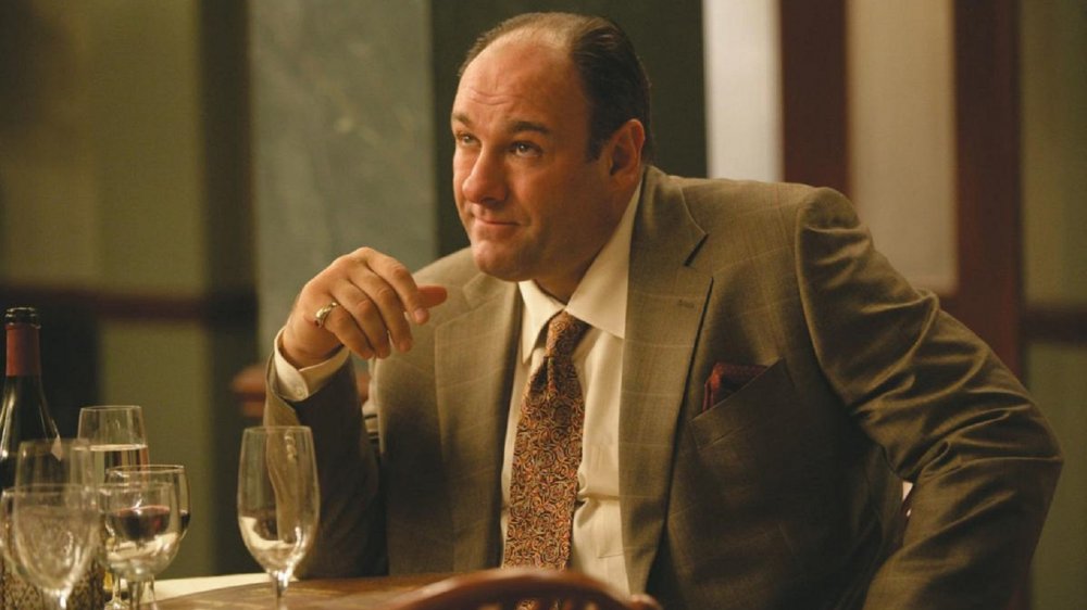 James Gandolfini as Tony Soprano on The Sopranos