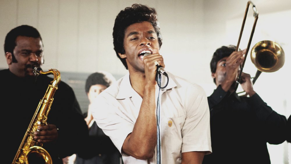 Chadwick Boseman as James Brown in Get On Up