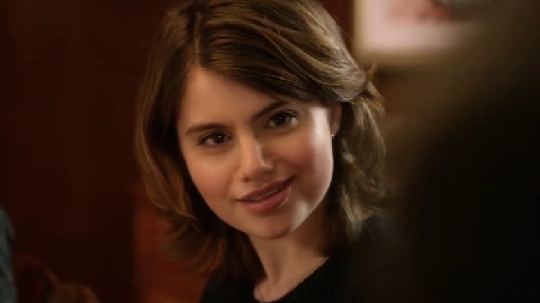 Nicky Reagan-Boyle smirking