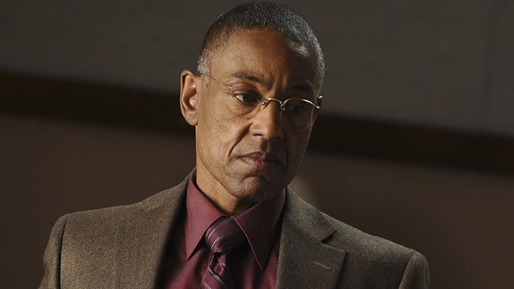 Gus Fring wearing a suit