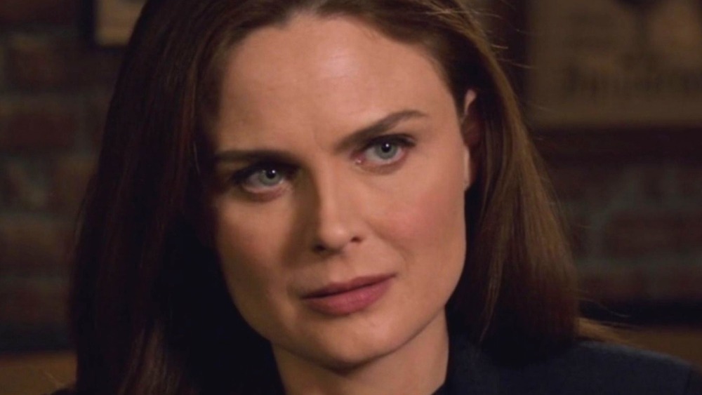 Brennan looks serious on Bones