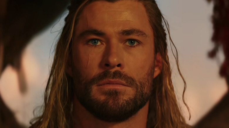 Thor staring straight 