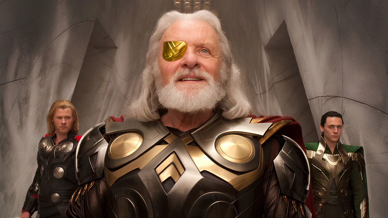Odin Allfather in eyepatch and armor