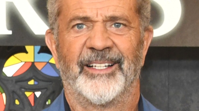 Mel Gibson smiling