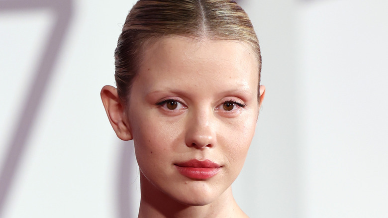 Mia Goth attending event 